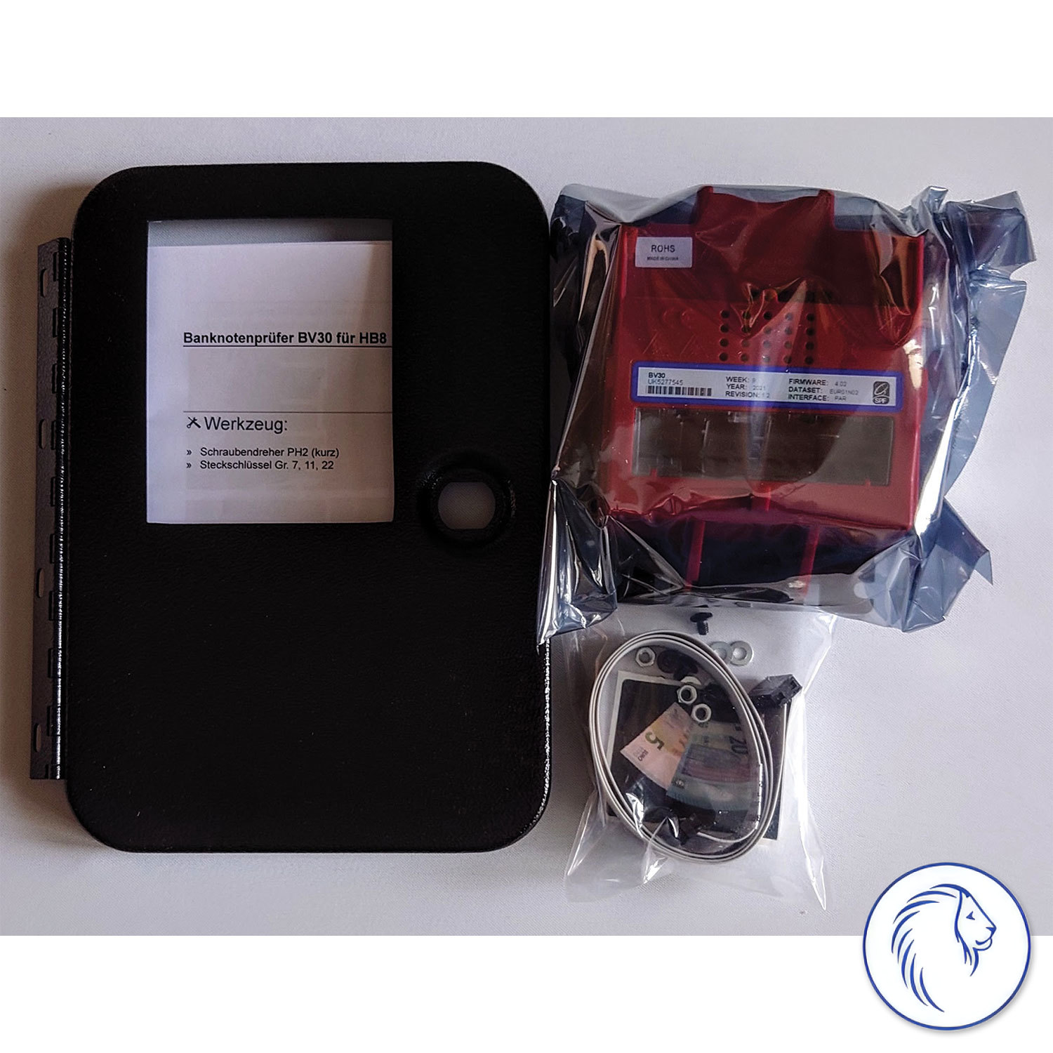 Banknotenprüfer Nachrüst-Kit Löwen Dart HB8 Cougar8
